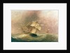 HMS 'Pique' in a gale during her return to England by John Christian Schetky