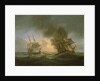 Loss of the East Indiaman 'Kent': catching fire, 1 March 1825 by Thomas Luny