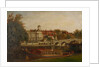 A city livery company barge on the Thames at Richmond by British School