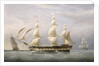 The West Indiaman 'Britannia' by Joseph Walter