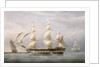 The West Indiaman 'Britannia' by Joseph Walter