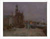 The docks at Great Yarmouth: evening by Peter Jamieson