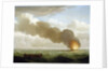 The Luxborough galley burnt right down by John Cleveley