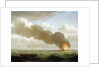 The Luxborough galley burnt right down by John Cleveley