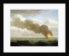 The Luxborough galley burnt right down by John Cleveley