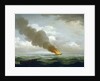The Luxborough galley burnt nearly to the water, 25 June 1727 by John Cleveley