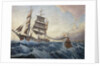 The 'Iquique' and tug 'Warrior' by John Everett