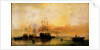 A Danish ship and other vessels becalmed by William McAlpine