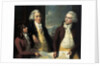 The Money brothers: William (1769-1834), James (1772-1833) and Robert Taylor (1775-1803) by John Francis Rigaud