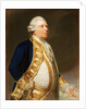 Portrait of a flag officer by George Romney