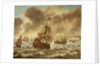 Before the Battle of the Downs, 21 October 1639, showing Tromp's Flagship ''Amelia'' by Reinier Nooms