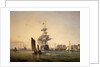 'Britannia' entering Portsmouth by George Chambers the Elder