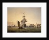 'Britannia' entering Portsmouth by George Chambers the Elder