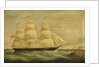 The clipper 'Christopher Newton' by Richard Ball Spencer