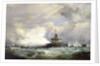 HM Turret Ship 'Devastation' at Spithead on the occasion of the naval review in honour of the Shah of Persia, 23 June 1873 by Edward William Cooke