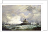 HM Turret Ship 'Devastation' at Spithead on the occasion of the naval review in honour of the Shah of Persia, 23 June 1873 by Edward William Cooke