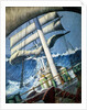 The deck of the barque 'Endymion' in a heavy sea by John Everett
