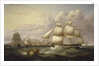 The Indiaman 'Euphrates' by Samuel Walters