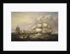 The Indiaman 'Euphrates' by Samuel Walters