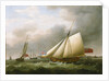 The Privateer 'Fly' and other vessels by Francis Holman