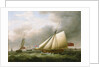 The Privateer 'Fly' and other vessels by Francis Holman