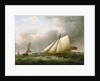 The Privateer 'Fly' and other vessels by Francis Holman