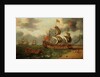 The wreck of the ''Gloucester'' off Yarmouth, 6 May 1682 by Johan Danckerts