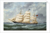 The ship 'Haddon Hall' by Marie Edouard Adam