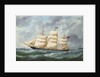 The ship 'Haddon Hall' by Marie Edouard Adam