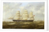 The ship 'Halloween' (1870) under way by British School