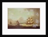 The East Indiaman 'Hindustan' in a breeze by Thomas Luny