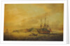 The East Indiaman 'Hindustan' at anchor by Thomas Luny
