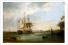 The yacht 'Isabel' Lying off Deptford by George Chambers the Elder