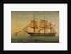 The frigate HMS 'Liffey' by Tommaso de Simone