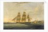 The ship 'Matilda' and cutter 'Zephyr' by James Miller Huggins