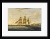 The ship 'Matilda' and cutter 'Zephyr' by James Miller Huggins