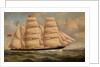 The barque 'Minero' by Richard B Spencer