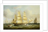 The ship 'Morley' and other vessels by William Adolphus Knell