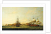 The East Indiaman 'Northumberland' off Saint Helena by Thomas Luny