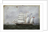 The schooner 'Ocean Swell' by W. Pearn