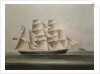 The barque 'Pathfinder' by Chinese School