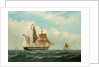 The barque 'Peerless' by Richard Henry Nibbs