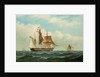 The barque 'Peerless' by Richard Henry Nibbs