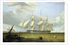 The East Indiaman 'Prince of Wales' disembarking troops off Gravesend, 1845 by John Lynn