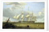 The East Indiaman 'Prince of Wales' disembarking troops off Gravesend, 1845 by John Lynn