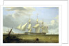 The East Indiaman 'Prince of Wales' disembarking troops off Gravesend, 1845 by John Lynn