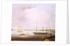 The 'Streatham' and the opium clipper 'Red Rover' by British School
