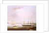 The 'Streatham' and the opium clipper 'Red Rover' by British School