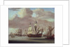 Calm: HMS 'Royal James', a royal yacht and other shipping by Willem van de Velde the Elder