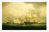 The cutter 'Mary Ann' and HMS 'Sylph' by Thomas Whitcombe